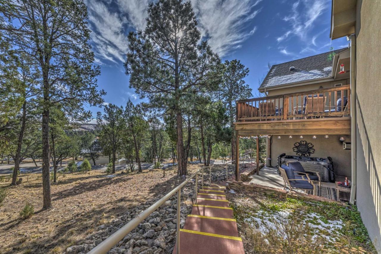 Roomy Ruidoso Retreat With Deck, Grill, And Mtn Views! Экстерьер фото